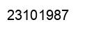 Número 23101987 imagen negro