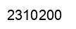 Number 2310200 black image