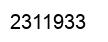 Number 2311933 black image
