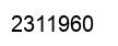Number 2311960 black image