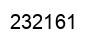 Number 232161 black image