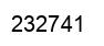 Number 232741 black image