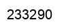Número 233290 imagen negro