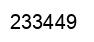 Number 233449 black image