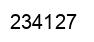 Number 234127 black image