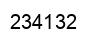 Number 234132 black image