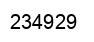 Number 234929 black image