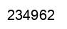 Number 234962 black image