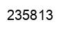 Number 235813 black image