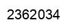 Número 2362034 imagen negro