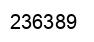 Number 236389 black image