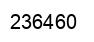 Number 236460 black image