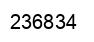 Number 236834 black image