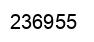 Number 236955 black image