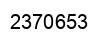 Número 2370653 imagen negro