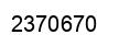 Número 2370670 imagen negro