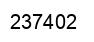 Number 237402 black image