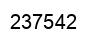 Número 237542 imagen negro
