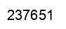 Number 237651 black image