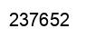 Number 237652 black image