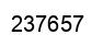 Number 237657 black image