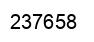 Number 237658 black image