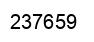 Number 237659 black image