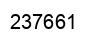 Number 237661 black image
