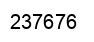 Number 237676 black image