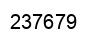 Number 237679 black image