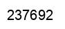 Number 237692 black image
