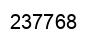 Number 237768 black image