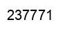 Number 237771 black image