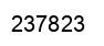 Number 237823 black image