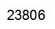 Number 23806 black image