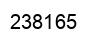 Number 238165 black image