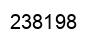 Number 238198 black image