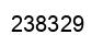 Number 238329 black image