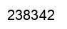 Number 238342 black image