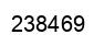 Number 238469 black image