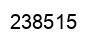 Number 238515 black image