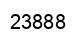Number 23888 black image