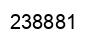 Number 238881 black image