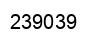 Number 239039 black image