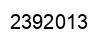 Number 2392013 black image