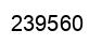 Número 239560 imagen negro