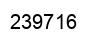 Number 239716 black image