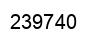 Number 239740 black image
