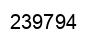 Number 239794 black image