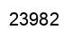 Number 23982 black image